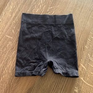 Skims brown ribbed sleeping shorts S/M